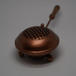 Räucherpfanne aus Eisen – Kupferdesign mit Holzgriff KENADASH